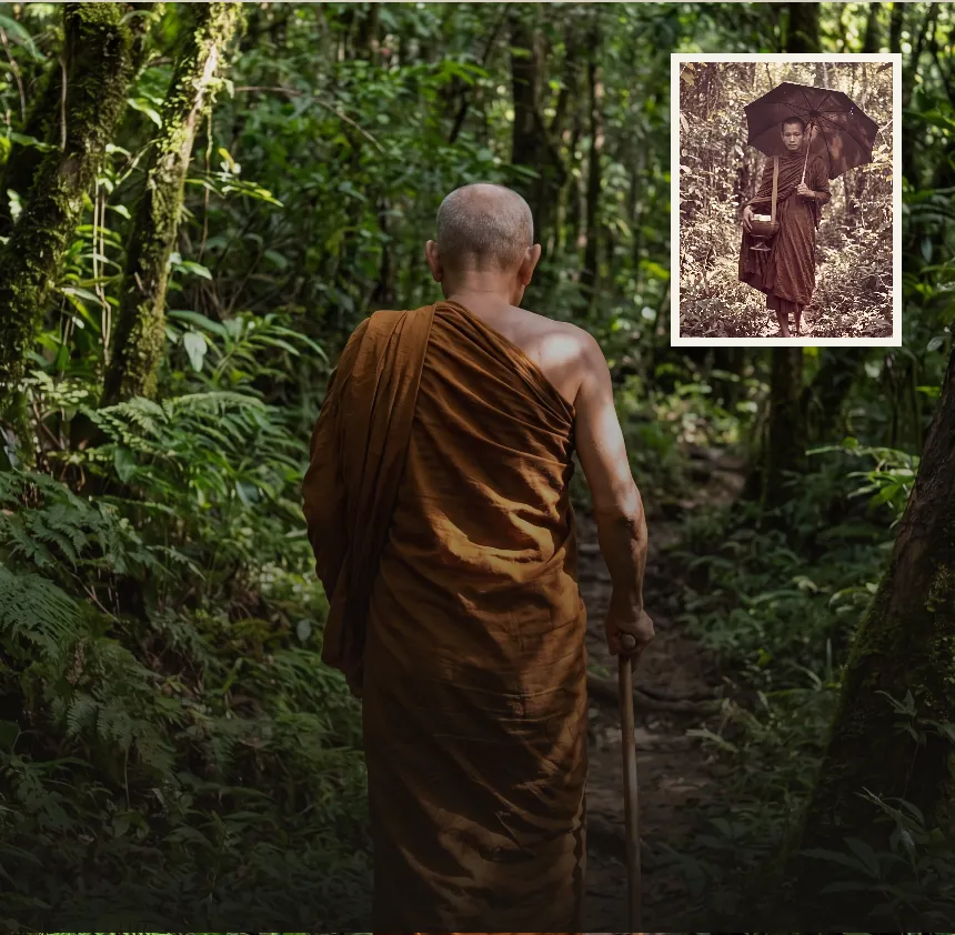 Ajahn Sombat at his monastery
